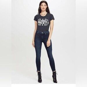 NWT Mother Denim Stunner Ankle Step Fray, Disco Dolls size 24 NEW